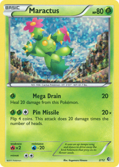 Pokemon McDonald's Collection 2011 Maractus - 2