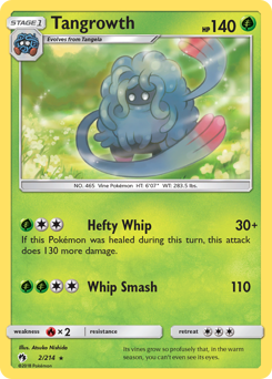 Pokemon Lost Thunder Tangrowth - 2