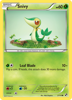 Pokemon Black & White Snivy - 2