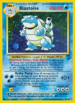 Pokemon Base Set 2 Blastoise - 2