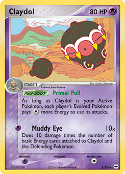 Pokemon Hidden Legends Claydol - 2