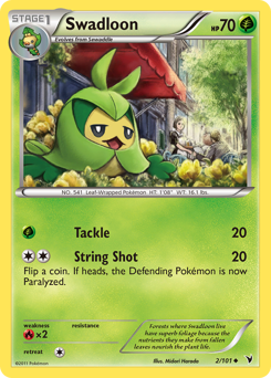 Pokemon Noble Victories Swadloon - 2