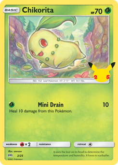 Pokemon McDonald's Collection 2021 Chikorita - 2