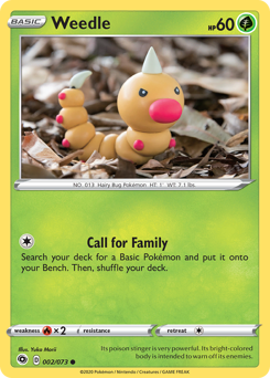 Pokemon Champion's Path Weedle - 2