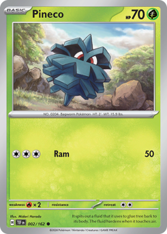 Pokemon Temporal Forces Pineco - 2