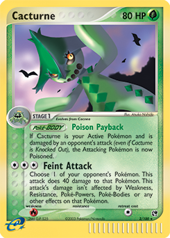 Pokemon Sandstorm Cacturne - 2