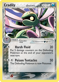Pokemon Holon Phantoms Cradily δ - 2