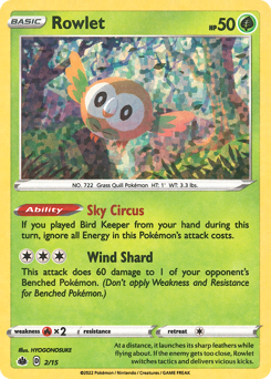Pokemon McDonald's Collection 2022 Rowlet - 2
