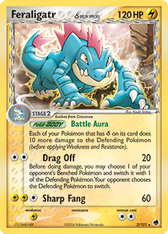 Pokemon Dragon Frontiers Feraligatr δ - 2