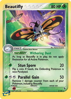 Pokemon Ruby & Sapphire Beautifly - 2