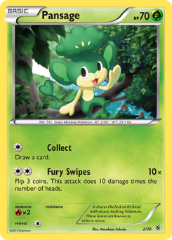 Pokemon Kalos Starter Set Pansage - 2