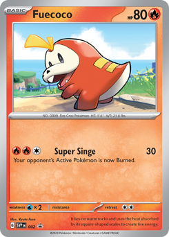 Pokemon Scarlet & Violet Black Star Promos Fuecoco - 2