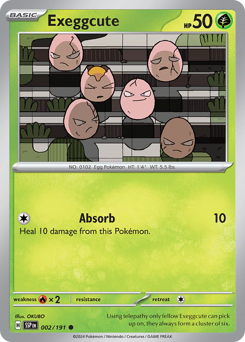 Pokemon Surging Sparks Exeggcute - 2