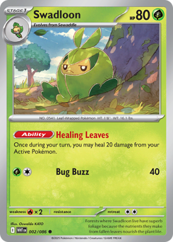 Pokemon White Flare Swadloon - 2
