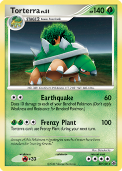 Pokemon Majestic Dawn Torterra - 30