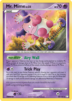 Pokemon Mysterious Treasures Mr. Mime - 30