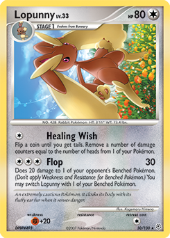 Pokemon Diamond & Pearl Lopunny - 30
