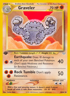 Pokemon Neo Revelation Graveler - 30