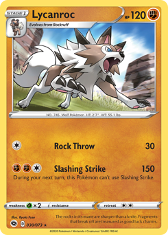 Pokemon Champion's Path Lycanroc - 30