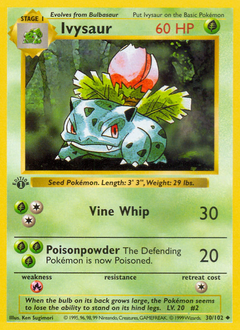 Pokemon Base Ivysaur - 30