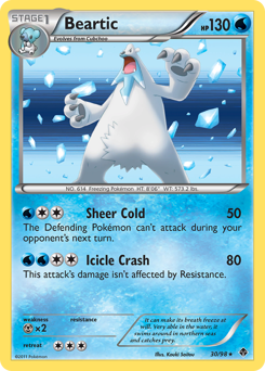 Pokemon Emerging Powers Beartic - 30