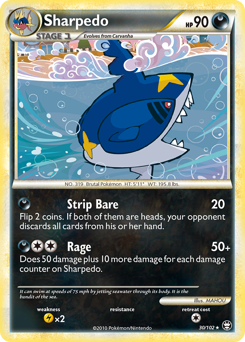 Pokemon HS—Triumphant Sharpedo - 30