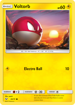 Pokemon Shining Legends Voltorb - 30