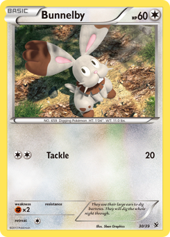 Pokemon Kalos Starter Set Bunnelby - 30