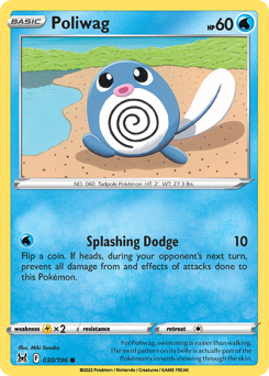 Pokemon Lost Origin Poliwag - 30