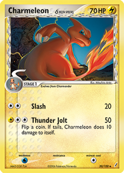 Pokemon Crystal Guardians Charmeleon δ - 30