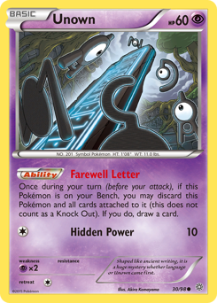 Pokemon Ancient Origins Unown - 30