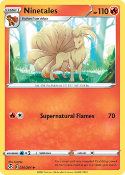 Pokemon Fusion Strike Ninetales - 30