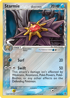 Pokemon Delta Species Starmie δ - 30