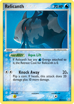 Pokemon Holon Phantoms Relicanth - 30