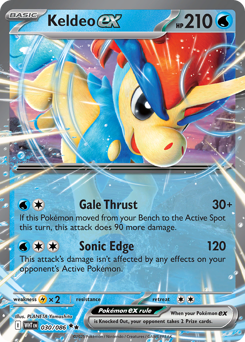 Pokemon White Flare Keldeo ex - 30