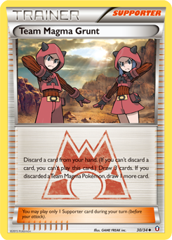 Pokemon Double Crisis Team Magma Grunt - 30