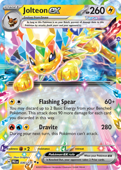 Pokemon Prismatic Evolutions Jolteon ex - 30