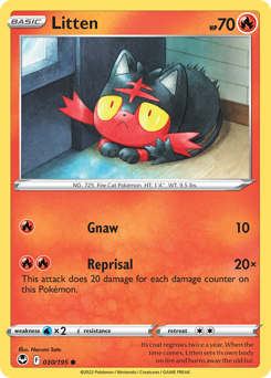 Pokemon Silver Tempest Litten - 30