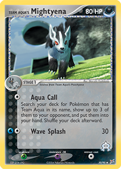 Pokemon Team Magma vs Team Aqua Team Aqua's Mightyena - 30