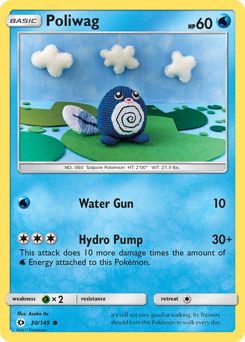 Pokemon Sun & Moon Poliwag - 30