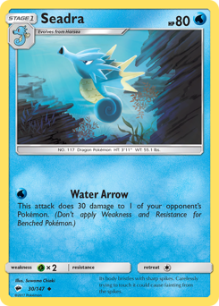 Pokemon Burning Shadows Seadra - 30