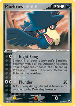 Pokemon Unseen Forces Murkrow - 30