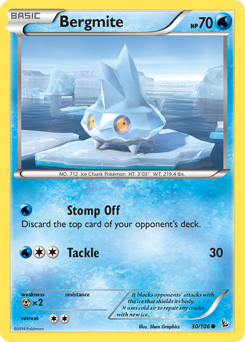 Pokemon Flashfire Bergmite - 30