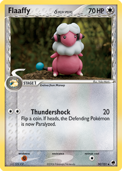 Pokemon Dragon Frontiers Flaaffy δ - 30