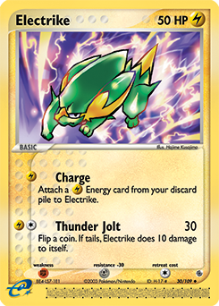 Pokemon Ruby & Sapphire Electrike - 30