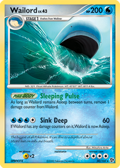 Pokemon Great Encounters Wailord - 30