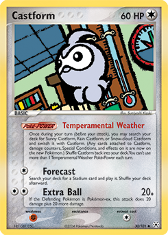 Pokemon Hidden Legends Castform - 30