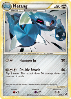 Pokemon HS—Undaunted Metang - 30