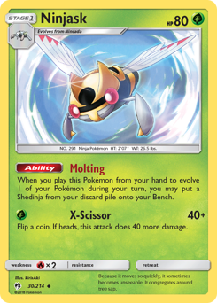 Pokemon Lost Thunder Ninjask - 30