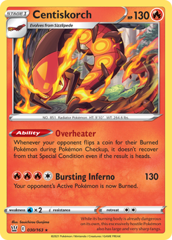 Pokemon Battle Styles Centiskorch - 30
